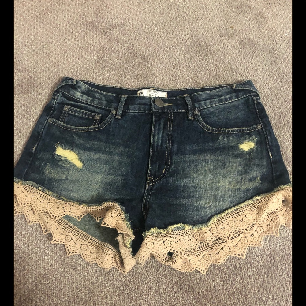 free people size 26 jean shorts!